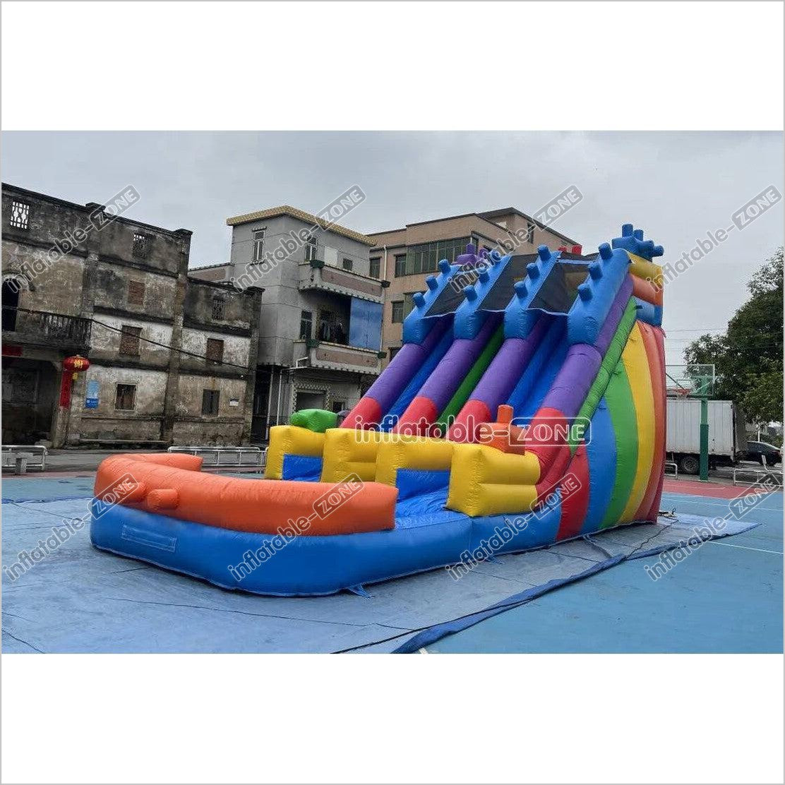 Water Bounce House Inflatable Slip And Slide Happy Inflatable The Pool ...