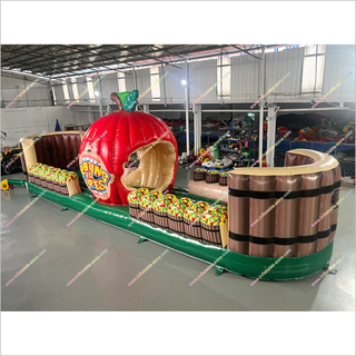 Bungee Run Inflatable Rental Amusement Park Equipment Prices Bounce House Bungee Run Bobbing For Apples