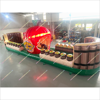 Bungee Run Inflatable Rental Amusement Park Equipment Prices Bounce House Bungee Run Bobbing For Apples