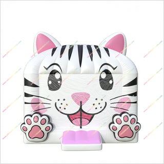 Cat-Themed Cute Bounce House Inflatable Soft Play Equipment Bouncy Castle To Buy Commercial