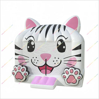 Cat-Themed Cute Bounce House Inflatable Soft Play Equipment Bouncy Castle To Buy Commercial