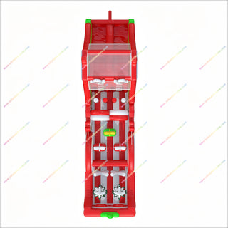 Christmas Inflatable Obstacle Course Adventure Park Playground Inflatable Snowmen Outdoor Assault Course Equipment