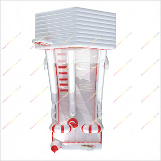 Christmas Inflatable Slide Outdoor Candy Canes Inflatable Santa Decorations Gingerbread House Slide For Winter Events