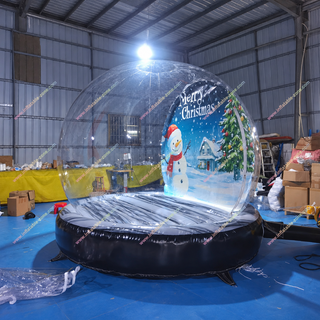 Create magical holiday memories with our Inflatable Snow Globe featuring a charming snowman! Perfect for Christmas parties and holiday games, this stunning snow globe lets guests step inside a festive wonderland. Great for photo ops and fun activities, it’s the ultimate holiday attraction for all ages.