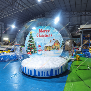 Create magical holiday memories with our Inflatable Snow Globe featuring a charming snowman! Perfect for Christmas parties and holiday games, this stunning snow globe lets guests step inside a festive wonderland. Great for photo ops and fun activities, it’s the ultimate holiday attraction for all ages.