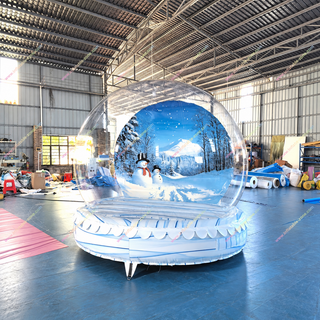 Bring holiday magic to your event with the Christmas Party Games Snow Globe Inflatable! Featuring a festive snowman and snow globe design, it’s perfect for parties, gift-giving, and creating unforgettable memories. Ideal for event spaces, this inflatable adds a fun, wintry touch to any celebration!