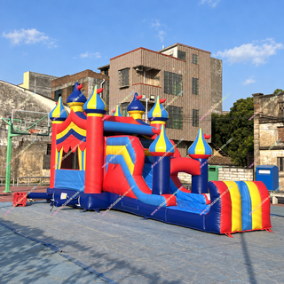 Looking for a fun and exciting inflatable rental? Our Circus Colours Inflatable Combo features a bouncy castle, slide, and pool – the ultimate water slide bounce house for any event! Perfect for parties, birthdays, and more. Book now for an unforgettable day of fun and adventure!