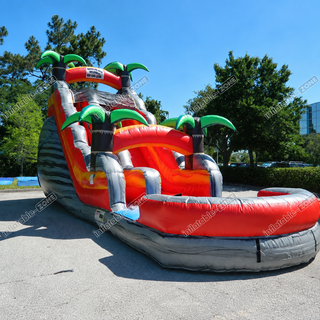 Transform your backyard into a tropical paradise with our Colorful Backyard Tropical Inflatable Water Slide! Featuring vibrant hues and thrilling design, this slide promises endless summer fun. With a generous 5-year warranty, it ensures years of excitement and laughter for the whole family. Dive into a world of aquatic adventure and create unforgettable memories right in your own backyard!