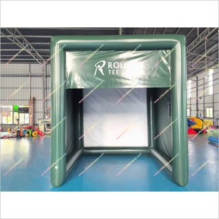 Indoor Golf Simulator Cost Inflatable Projector Screen Tent Enclosure Cage Commercial Golf Simulator For Sale