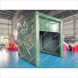 Indoor Golf Simulator Cost Inflatable Projector Screen Tent Enclosure Cage Commercial Golf Simulator For Sale
