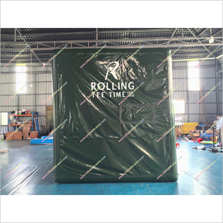 Indoor Golf Simulator Cost Inflatable Projector Screen Tent Enclosure Cage Commercial Golf Simulator For Sale