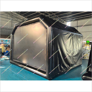 Commercial Golf Simulator Inflatable Projector Screen Outdoor Portable Hitting Cage Inflatable Golf Simulator For Rent