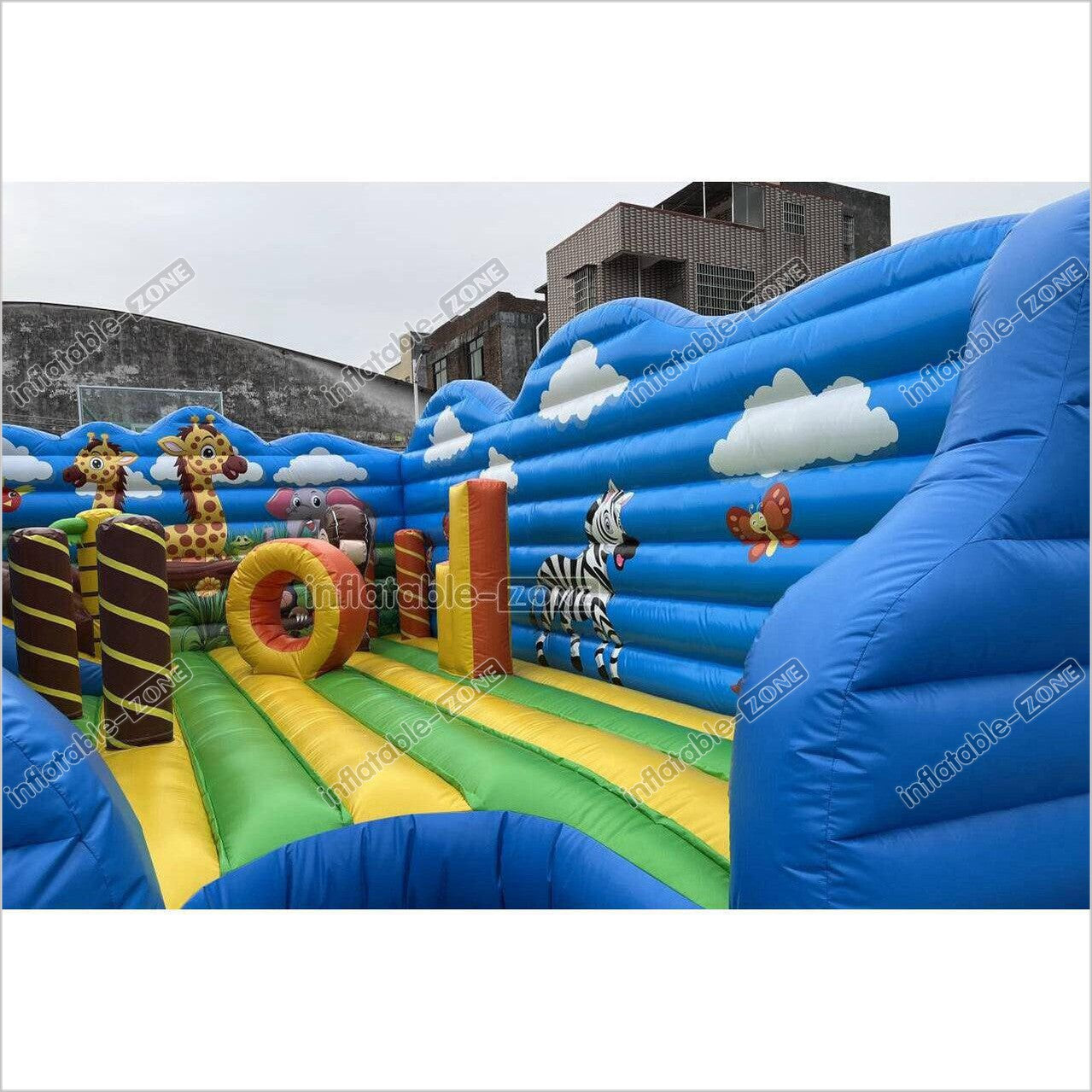 Colorful Inflatable Commercial Inflatable Fun City Colorful Play Inflatable Kids Playground ...