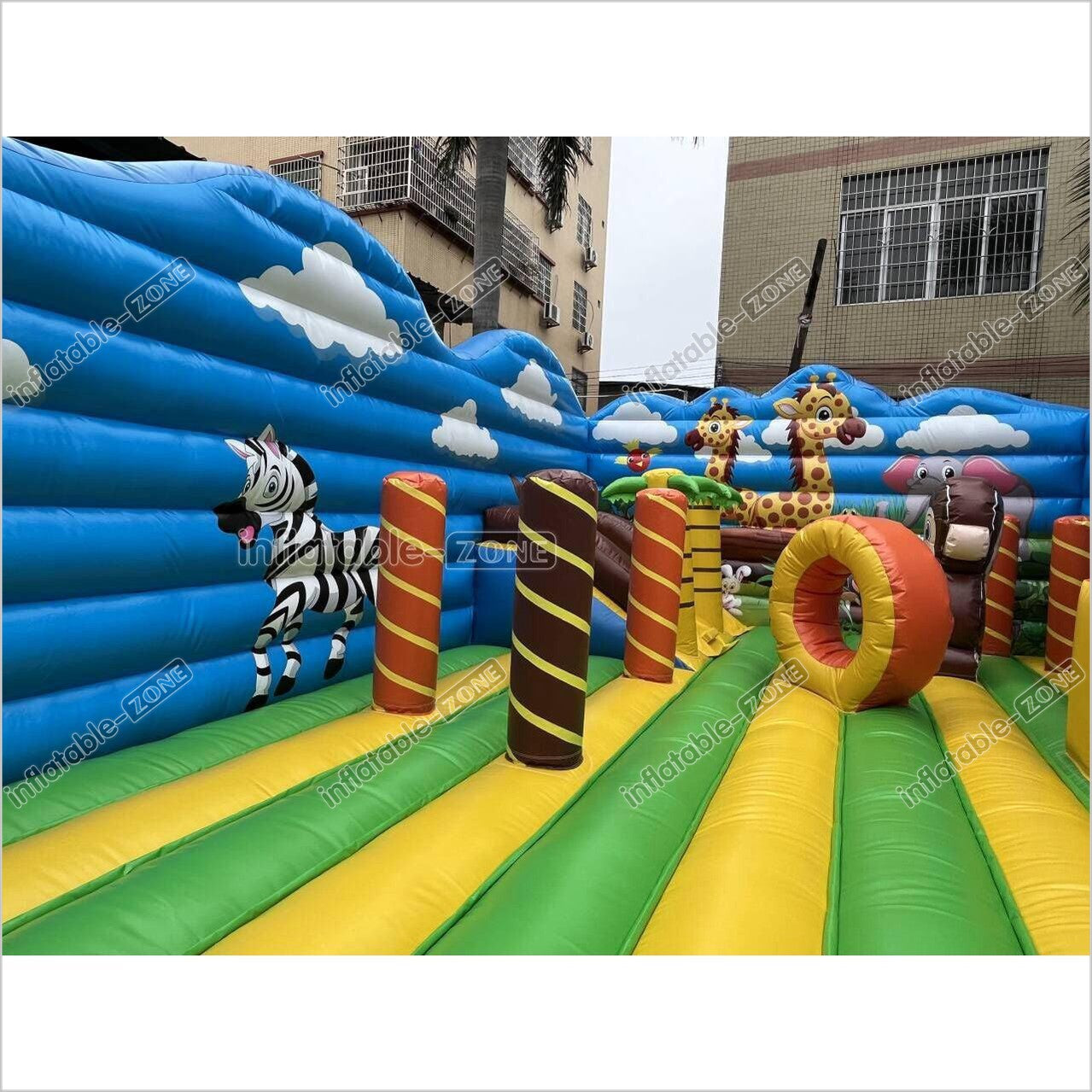 Commercial Inflatable Fun City Colorful Play Inflatable Kids Playground ...