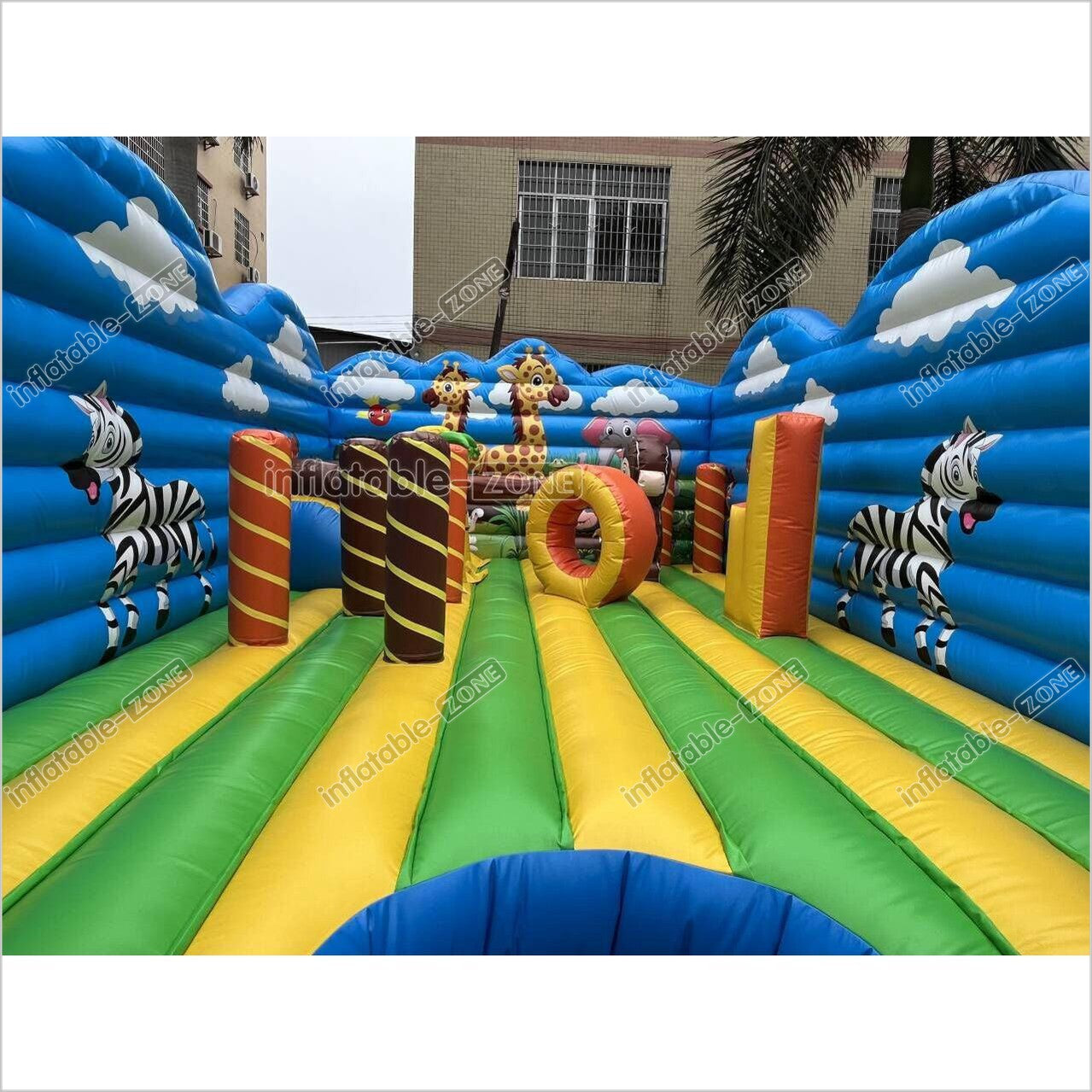 Commercial Inflatable Fun City Colorful Play Inflatable Kids Playground ...