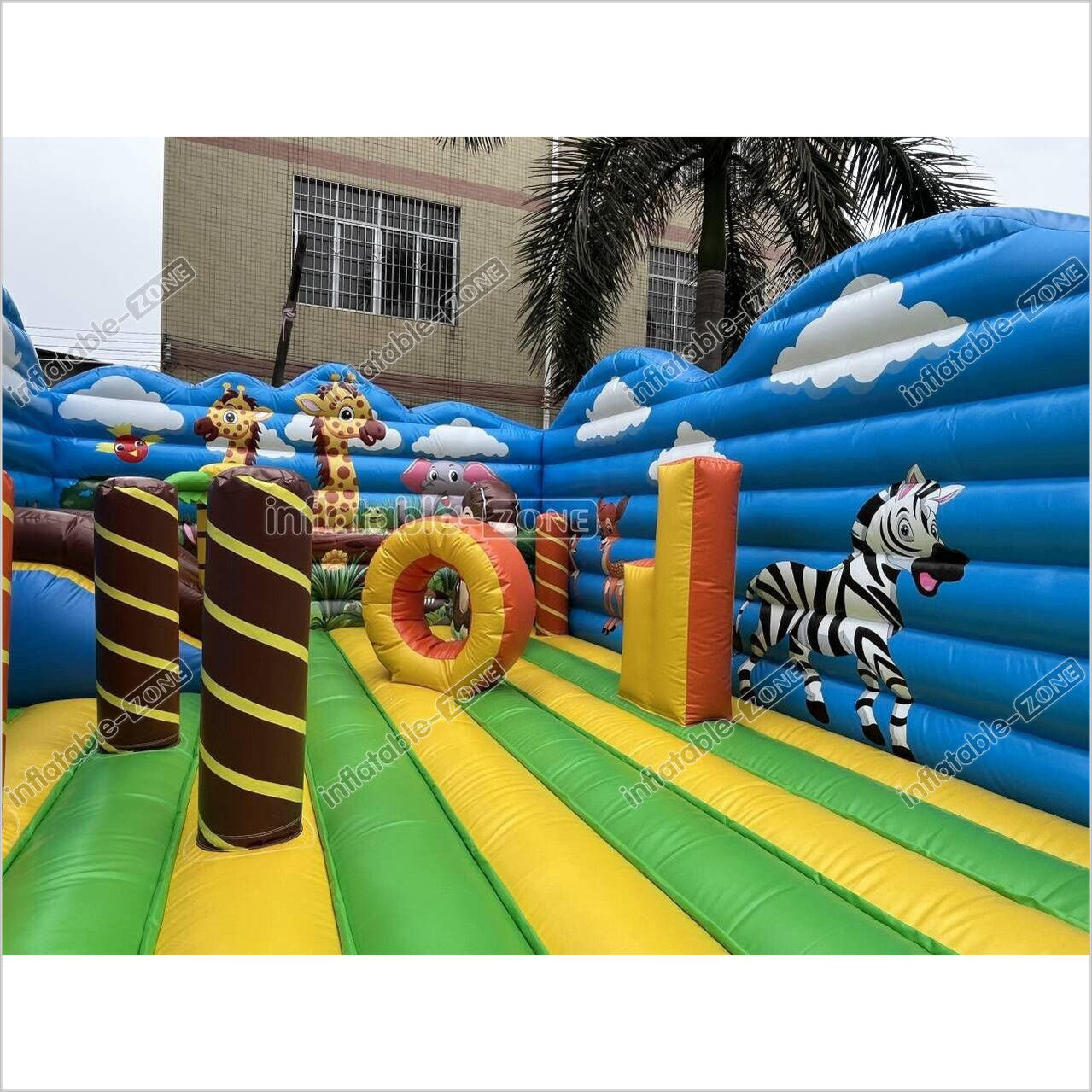 Commercial Inflatable Fun City Colorful Play Inflatable Kids Playground ...