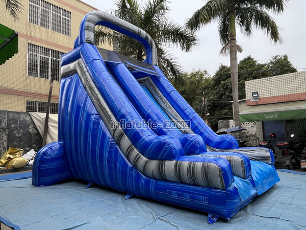 Fun Commercial Inflatable Slide Jumping Bouncer Marble For Outdoor Events And Parties