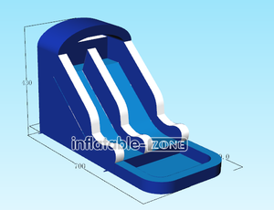 Inflatable-Zone Design Commercial Inflatable Water Slide With Pool Outdoor Large Water Slide Playground For Kids Adult