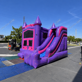 Elevate your events with our Commercial Bounce House with Slide! Perfect for any occasion, these big bounce houses offer hours of fun and entertainment for guests of all ages. With spacious bouncing areas and thrilling slides, they're sure to be the highlight of your event. Bring excitement and laughter to your next gathering with our commercial-grade bounce houses!