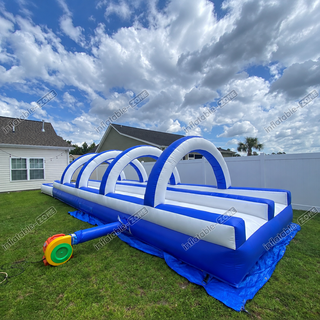 Experience ultimate summer fun with our Commercial Giant Inflatable Water Slide for Adults! Perfect for parties, events, or any outdoor gathering, these blow-up water park slides provide thrilling entertainment for everyone. Made from durable materials, this giant slide guarantees hours of laughter and excitement. Make a splash this season!