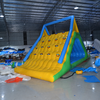 Elevate your water park experience with our Commercial Inflatable Floating Freefall Water Slide! Customized with your logo, this thrilling attraction offers an exhilarating plunge into refreshing waters. Crafted for durability and safety, it's the perfect centerpiece for endless aquatic adventures and unforgettable summer fun!