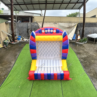 Product name: Commercial Inflatable Interactive Plinko Game Super Plinko Challenge Game Inflatable Event Equipment For Outdoor Fun Size (LxWxH): 2.7x2.7x3.2M/ 9x9x11ft Material: 0.55mm PVC Colors: Same as the picture