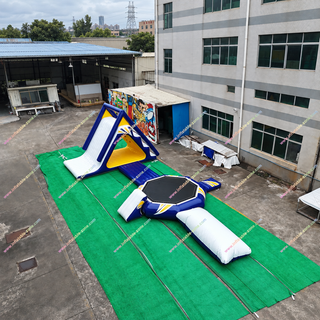 Make every lake adventure unforgettable with this Commercial Water Trampoline Inflatable Water Slide Combo. Featuring a floating trampoline, exciting slide, and spacious play area, it delivers endless fun for kids and adults. Built from durable commercial-grade PVC, it's ideal for water parks, resorts, camps, rentals, and recreational venues, offering safe, long-lasting entertainment.