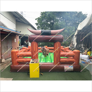 Crazy Mechanical Bull Ride Inflatable Bucking Bull Riding Machine Cost Blow Up Mechanical Bull For Sale