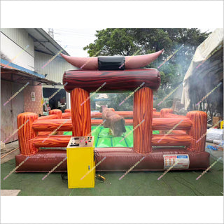 Crazy Mechanical Bull Ride Inflatable Bucking Bull Riding Machine Cost Blow Up Mechanical Bull For Sale
