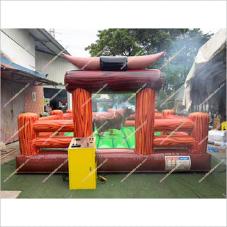 Crazy Mechanical Bull Ride Inflatable Bucking Bull Riding Machine Cost Blow Up Mechanical Bull For Sale
