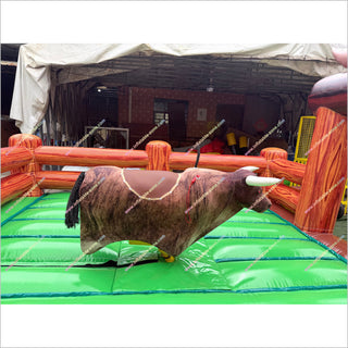Crazy Mechanical Bull Ride Inflatable Bucking Bull Riding Machine Cost Blow Up Mechanical Bull For Sale