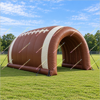 Custom Inflatable Football Tunnels Blow Up Archway Inflatable Football Run Through Football Helmet Tunnel