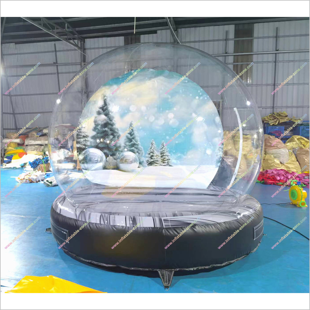 Foto personalizada Snow Globe Inflable Play House Snowball Globe Infla