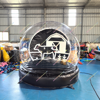 Elevate your business with Custom-Made Snow Globe Indoor Inflatable Playgrounds! These unique snow globes double as playful attractions and stunning photo booths. Perfect for events, they offer durable construction, easy setup, and endless fun for all ages. Stand out with this unforgettable experience!