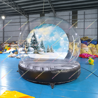 Capture the magic of Christmas with our Custom Photo Snow Globe Inflatable Playhouse! This snowball globe creates a festive wonderland for events, play, or décor. Durable, easy to set up, and personalized for added charm, it's the perfect holiday centerpiece-now available on sale!