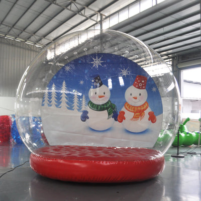 Christmas big inflatable snow globe inflatable snow globe clear bubble tent