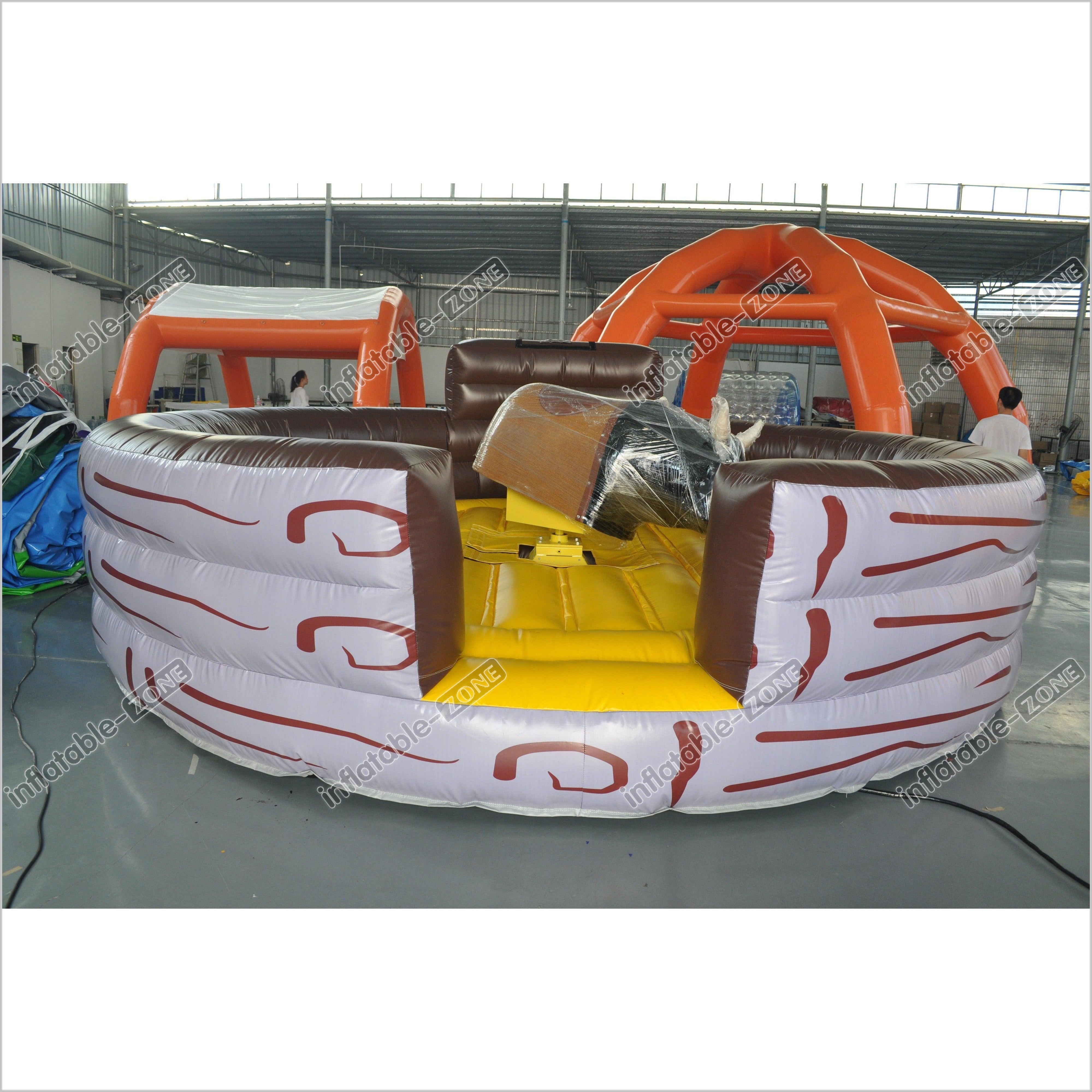 Amusement Park Inflatable Mechanical Bull Electric Rodeo Mech Bull ...