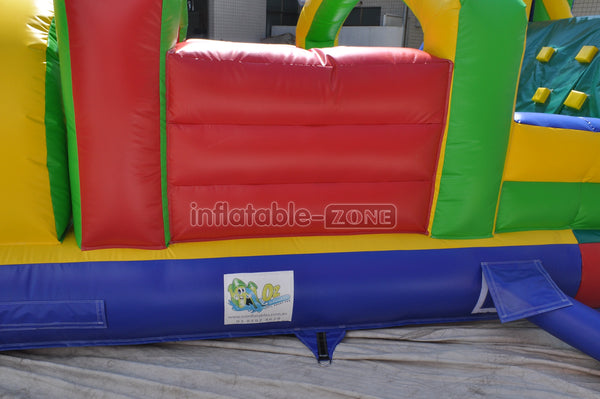 Inflatable Obstacle Course Out Sports Game Race With Obstacles Bounce House