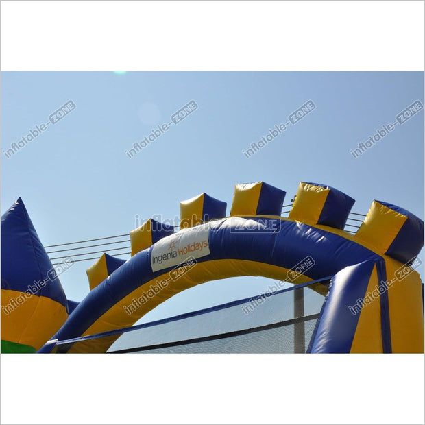 Inflatable obstacle course out sports game race with obstacles bounce house