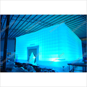 Outdoor Led Light Inflatable Wedding Tent Party Giant Inflatable Disco Cube Tent Inflatable Nightclub