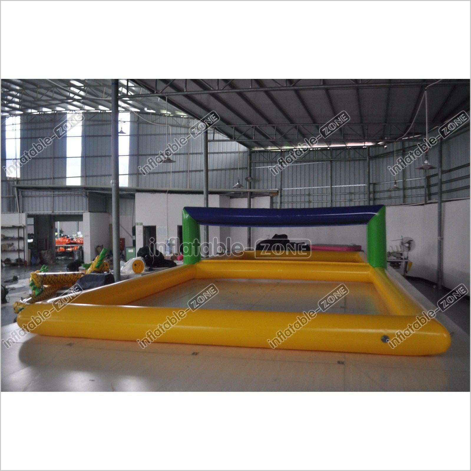 Inflatable Volleyball Court Pool Inflatable Water Volleyball Floating ...