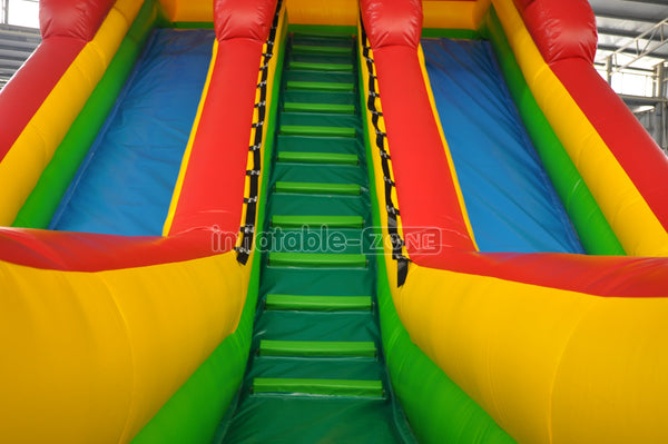 Inflatable Dry Slide Colorful Blow Up Slip And Slide