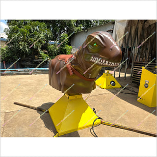 Electric Ride On Dinosaur Mechanical Small Amusement Parks Near Me Inflatable Equipment Hire
