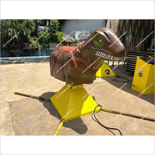 Electric Ride On Dinosaur Mechanical Small Amusement Parks Near Me Inflatable Equipment Hire