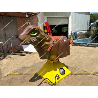 Electric Ride On Dinosaur Mechanical Small Amusement Parks Near Me Inflatable Equipment Hire
