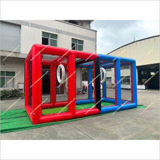Commercial Activity Drone Soccer Inflatable Arena Obstacle Training Inflatable Tent Drone Football Game