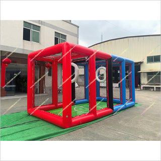 Commercial Activity Drone Soccer Inflatable Arena Obstacle Training Inflatable Tent Drone Football Game