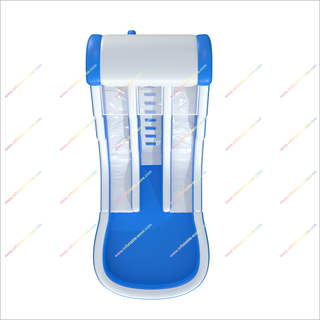 Dual-Lane Inflatable Water Slide Swimming Pool Play Center Water Slide Pool Bounce House For Backyard Party