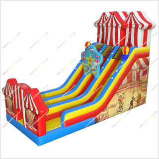 Dual Slide Bounce House Play Center Near Me Backyard Circus Party Giant Inflatable Slides For Rent
