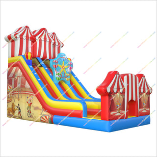 Dual Slide Bounce House Play Center Near Me Backyard Circus Party Giant Inflatable Slides For Rent